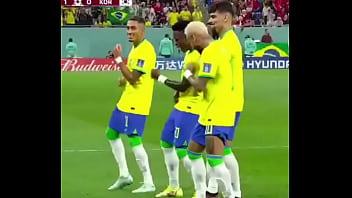 Brasil Menghajar Pantat Korea Langsung! Neymar Dan Krunya Merayakan Dengan Gaya