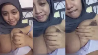 Miss Serra Berjilbab Tapi Payudaranya Sangat Montok Dan Menggoda