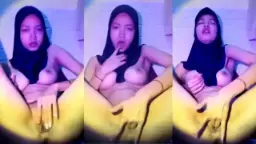 Montok Berhijab, Paya Mengocok Memek Sendiri