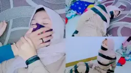 Perban Ketat Di Tubuh Ukhty Remaja Yang Menggoda, Fetish Bdsm Yang Membara