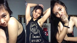 Abg Jack Daniels Pamer Payudara Montoknya