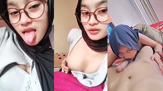 Gadis Berjilbab Menggoda, Lidahnya Menggila Di Kemaluan