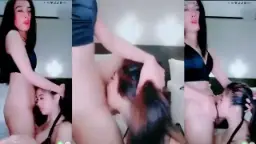 Ibel Dan Bella Berciuman Mesra Dengan Penuh Gairah Lesbi