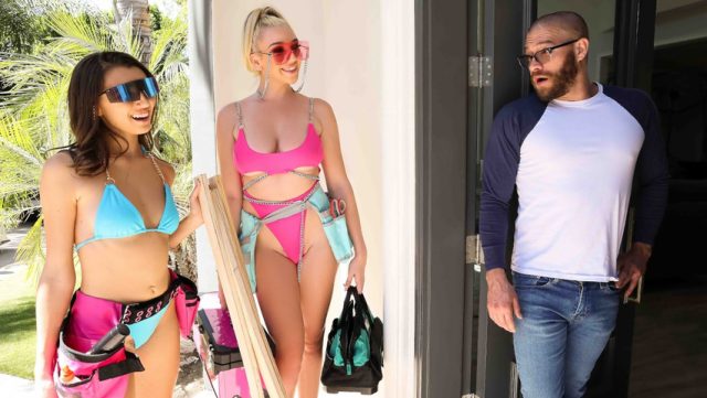 Gadis-gadis Seksi Menggoda Dengan Alat-alat Panas