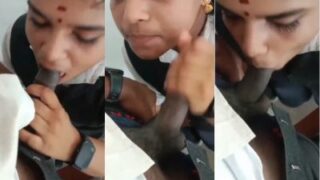 Gadis Kampus Marathi Mengulum Batang Kekasihnya Dengan Nafsu Liar