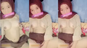 Elsha Cwan Bikin Heboh Pakai Hijab Dan Seragam Pramuka Yang Menggoda