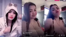 Alin Lavoskaa Pamer Tetek Gede Tanpa Bra, Bikin Ngaceng.