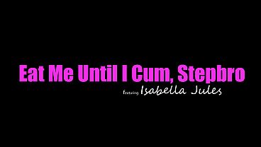 Isabella Jules Mesem Nakal, “kubur Lidahmu Dalem-dalem Di Dalem Puki Gua, Bang, Sampe Gua Crot!” Terus Dia Naekin Kontolnya Kenceng-kenceng.