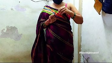 Bini Orang Lagi Pamer Tubuh Seksi Di Saree Panas, Langsung Aja Digeboyong Ke Ranjang.