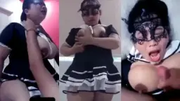 Tante Miraindira Pake Kostum Pelayan Nakal, Jeritannya Bikin Makin Liar